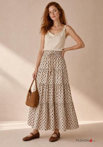 Cotton Skirt with belt