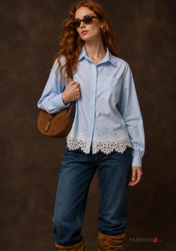 Chemise en Coton broderie anglaise