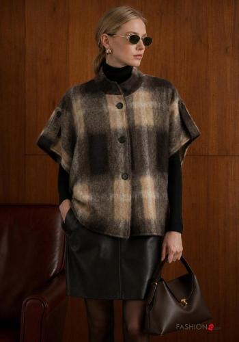 Wool Mix Jacket with buttons