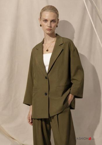 Blazer with buttons with pockets