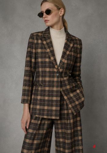 Blazer com botões com bolsos