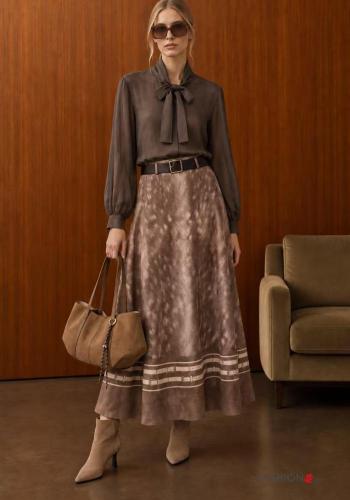 Skirt with belt