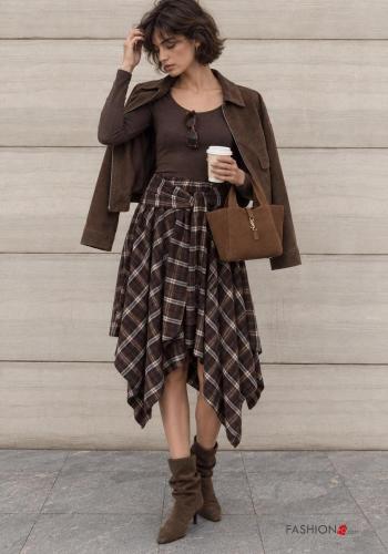 Cotton Skirt with bow - ph 1