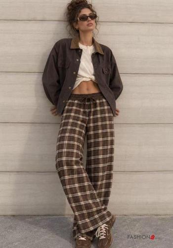 Cotton Trousers with pockets with drawstring