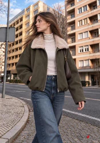 Giacca con tasche con zip