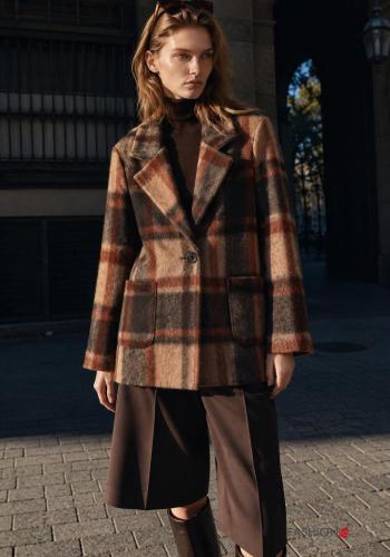 Wool Mix Blazer with buttons with pockets
