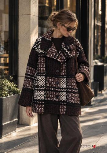 Giacca in Misto Lana con bottoni con tasche - ph 1