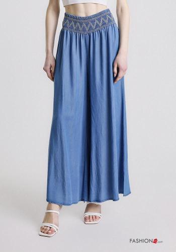 Pantalon évasé avec élastique