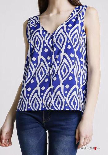 Débardeur à Imprimé Géométrique