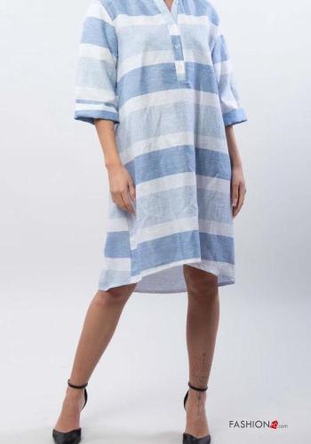 Striped Linen Dress