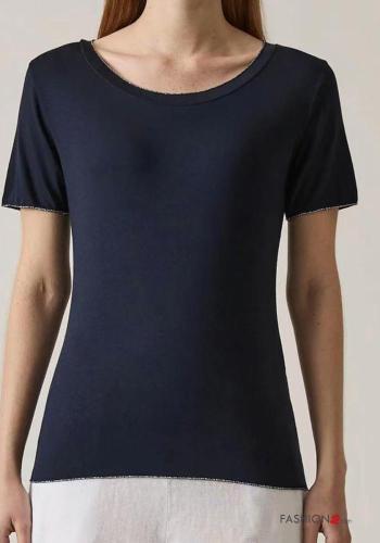 lurex short sleeve T-shirt boat neckline - ph 1