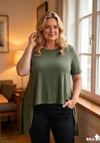 short sleeve crew neck T-shirt