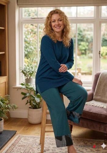 Creative print long Trousers - ph 1