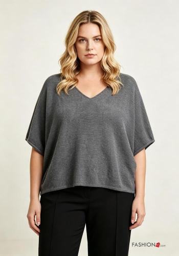 Sweater with v-neck 3/4 sleeve - ph 1