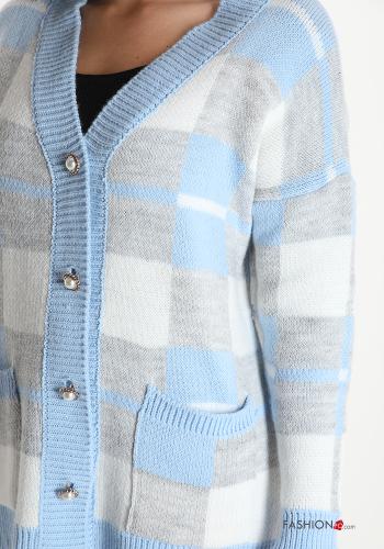 Completo  con bottoni con tasche Fantasia tartan - ph 4