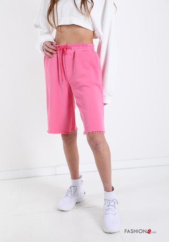 Bermuda in Cotone  con tasche con fiocco - ph 1