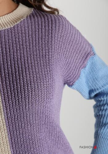 Maglione in Cotone Fantasia colorata - ph 4
