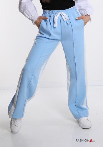Pantalón deportivo de Algodón  con bolsillos con moño - ph 1