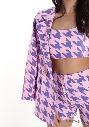 Conjunto Estampado pata de gallo - ph 4