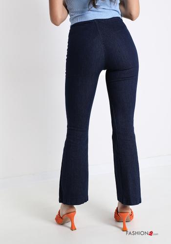 Leggings in Cotton  denim flared - ph 2