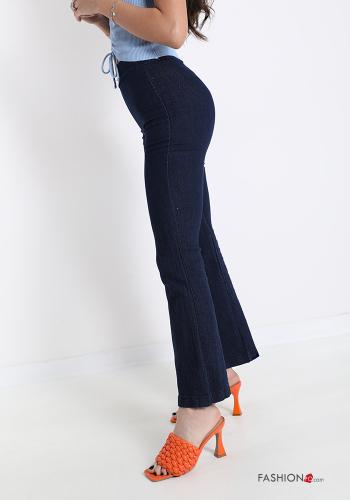 Leggings in Cotton  denim flared - ph 3