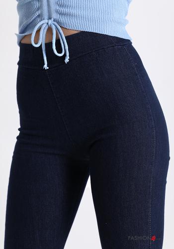 Leggings in Cotton  denim flared - ph 4