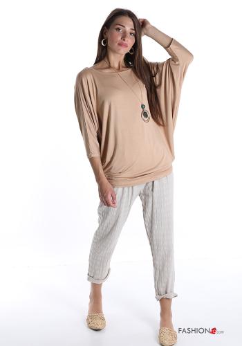 Long sleeved top  with necklace - ph 5