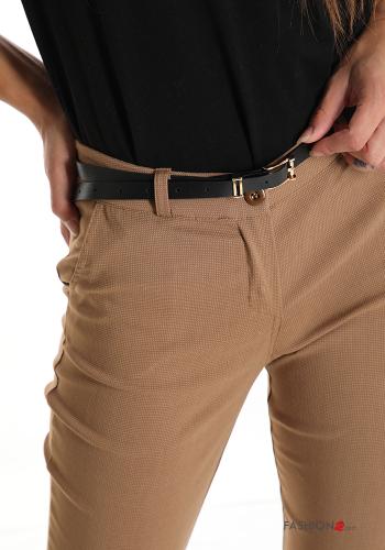 Pantalones con cinturón con bolsillos - ph 4