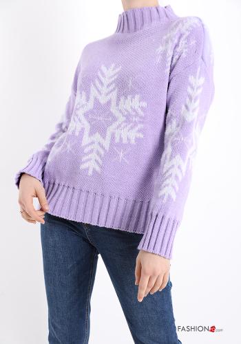 Pull Noël à col roulé - ph 1