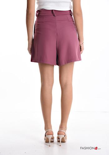 Shorts con cinturón con bolsillos - ph 2