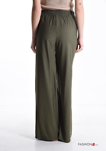 wide leg Hose mit Taschen mit gummizug - ph 2