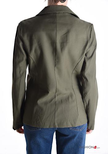 lange ärmel Jacke mit Knöpfen ohne Futter - ph 2