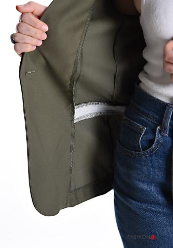 lange ärmel Jacke mit Knöpfen ohne Futter - ph 6