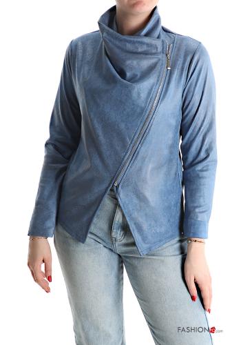 faux leather Jacket with zip - ph 1
