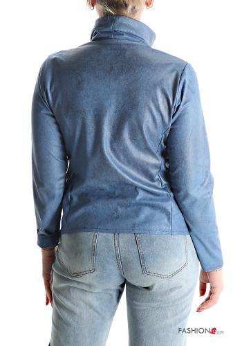 faux leather Jacket with zip - ph 2