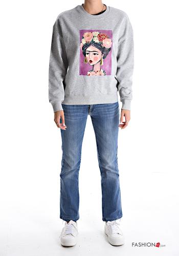 Sudadera de Algodón cuello redondo Diseño impreso - ph 5