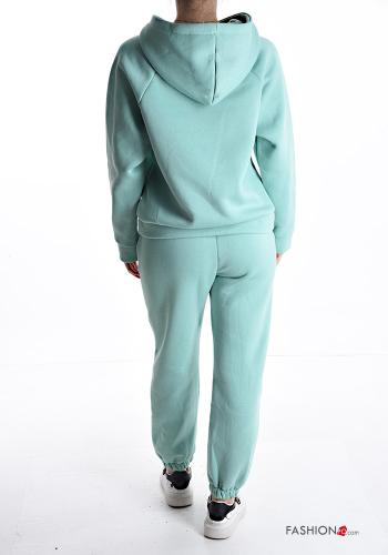Tuta sportiva in Cotone con elastico con cappuccio con coulisse - ph 2