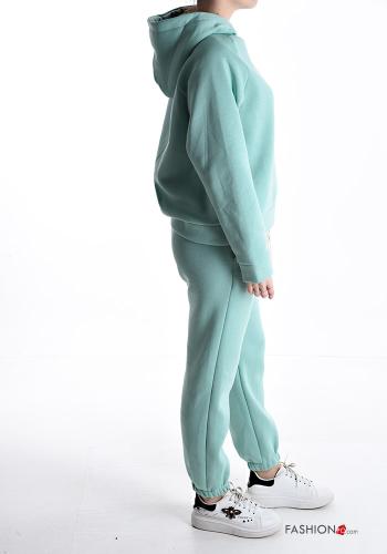 Tuta sportiva in Cotone con elastico con cappuccio con coulisse - ph 3