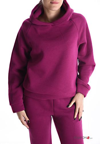 Felpa in Cotone con cappuccio - ph 1