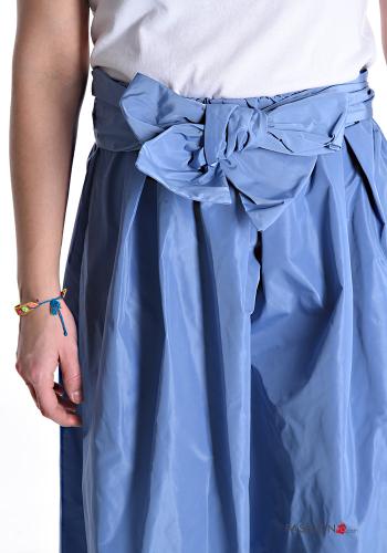 Longuette Skirt with elastic with sash - ph 4