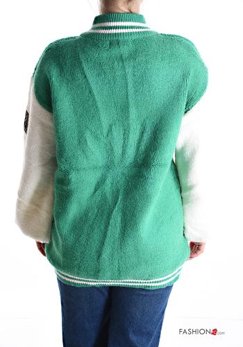 Jacke Rollkragen- mit Reißverschluss mit Taschen - ph 2