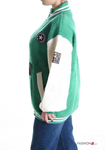 Jacke Rollkragen- mit Reißverschluss mit Taschen - ph 3