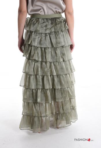 Gonna tulle vita alta con balze con elastico - ph 2