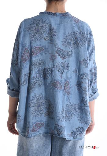 Floral long sleeve Shirt with buttons - ph 2