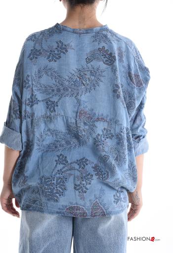 Chemise manches longues Imprimé paisley à boutons - ph 2