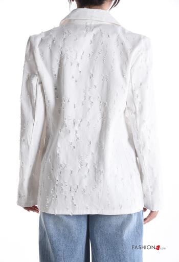 Giacca in Cotone maniche lunghe con bottoni senza fodera - ph 2