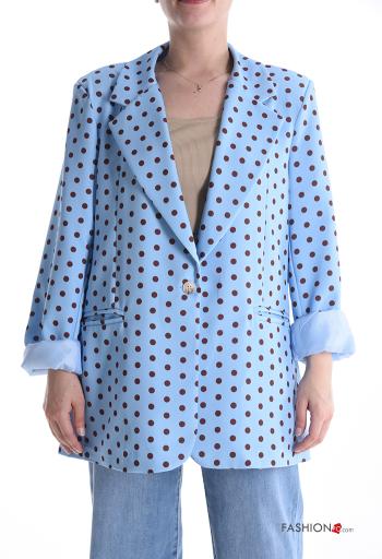 Blazer manga comprida com botões com forro - ph 1