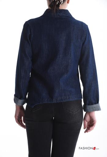 Giacca in Cotone maniche lunghe con zip senza fodera - ph 2
