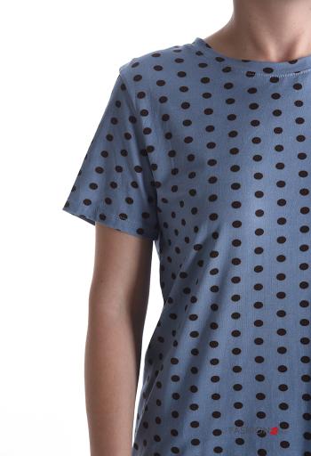 T-shirt in Cotone maniche corte girocollo Fantasia pois - ph 4