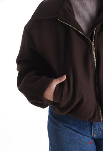 Bomber maniche lunghe con colletto con fodera con tasche con zip - ph 4